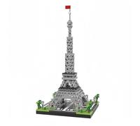 alltogetho 33 cm Mini Craft Splendour Français Iconique avec Tour Eiffel de Paris Micro Mini Blocs de Construction Jouets: Activités de Bricolage pour Adultes