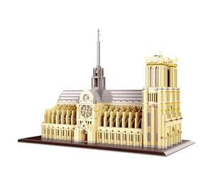 alltogetho Paris Notre-Dame - Mini blocs de construction historiques - Plus de 7300 pièces, 48 x 36,1 x 24,1 cm, grand modèle pour adultes et collectionneurs