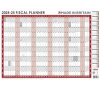 ALLTRADE Planificateur mural pour l'exercice financier 2026-2027 d'avril 2026 à mars 2027, jours fériés au Royaume-Uni, parfait pour votre mur, étude, maison, bureau (A2)