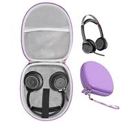 Alltravel Étui pour casque Plantronics Voyager Focus UC, Blackwire 3210, C3210, 5210, 5220, 3220 ; également pour Jabra Evolve 65, 65UC, 40, 40 UC, 20 UC, H800, H820e, H390, H540, H650e, H50e, H50e, H50e, H50e, H50e, H50e, H50, H50e, H50e, H50e, H540e, H5540e, H50. 70 (Violet) )