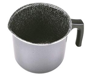 Alluflon Tradition Italie Casserole à lait, aluminium, Noir, 12 cm