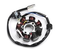 Allumage Bobine pour GY6 49cc 50cc 80cc 100cc 139QMA 139QMB, 4 Temps, 8 Pôles, Accessoires Moto, Matériau en Cuivre, Pièces Livrées Stator Magnétique AC Stator Magnéto