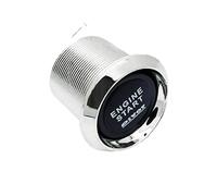 allumage Moteur bouton Bouton de démarrage du moteur sans clé, Kit de commutateur de démarrage du moteur, universel, LED bleu, accessoires automobiles, 12V Ignition Starter pour Voiture