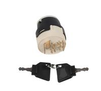 allumage Moteur bouton Interrupteur d'allumage 9 broches avec 2 clés 701/80184 50988 858/04674 701/45500 pour tracteur JCB JCB200, interrupteur de démarrage et Bouton De Démarrage