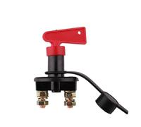allumage Moteur bouton Interrupteur de déconnexion automatique 12-24V, double masse, 2 et 3 positions, adapté à la voiture et au bateau Bouton De Démarrage(M10 12V 24V 200A)