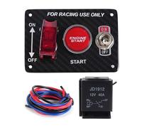 Allumage moteur de véhicule - Plaque de commande - Interrupteur avec lumière LED - Pour bateau de voiture, camping-car, promenades de course