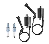 Allumage Moto Pack Bobine D'allumage G & D Capuchon Bougie D'allumage pour Suzuki pour Intruder 800 750 VS800 VS800GL VS750 VS750GLP 1988-2004 33420 33410-38A11 Bobine D'Allumage