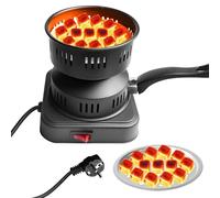 Allume-charbon électrique, 450-600 W, pour barbecue au charbon, accessoire de barbecue à charbon électrique avec long câble et poignée, cadeaux pour hommes