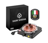 Allume-charbon Électrique Dark Shisha 1000W pour Chicha | Allumage Rapide | Grande Plaque en Fonte | Thermostat Réglable
