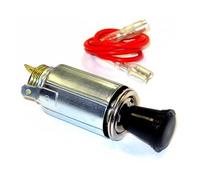 Allume cigare 6V / 12V avec bouton Noir