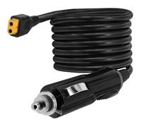 Allume-Cigare vers XT60 Chargeur de Voiture Câble d'alimentation 12V 24V pour EcoFlow Delta River EB55 Couleur:Noir ALLUME CIGARE