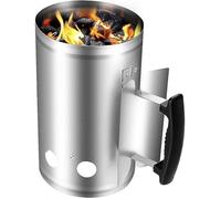 Allume feu à charbon de bois à démarrage rapide avec poignée en nylon de sécurité allume feu for barbecue camping et grillades