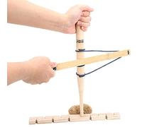 Allume-feu à Tête Plate pour Perceuse à Archet,Accessoires d'urgence à Vesion Unique en Paulownia, Outils De Perceuse à Arc en Plein Air Et Outil De Tir à Friction pour la Pratique de la Survie en Bo