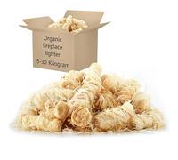 Allume-feu bio 5 kg - Allume-feu naturel en laine de bois et cire de paraffine - Idéal pour cheminée, barbecue et foyer - Respectueux de l'environnement et efficace