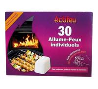 Allume feu sans odeur 30 cubes Actifeu