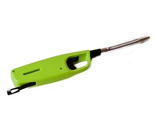 Allume gaz Long Tige Flexible Rechargeable - Briquet Allume Feu Electrique Electronique Flamme réglable Pratique pour Cuisine, Bougies, BBQ, Barbecue, poêle, cheminée pour Interieur Exterieur L 27 cm
