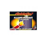 Allume mazout x50 avec bout allumette Diablotin alum3