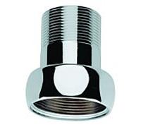 allumette Grohe 12426000 droite, écrou 2 "filetage chromé , chromé
