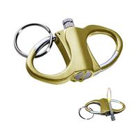 Allumette permanente Forever, Briquet à allumage Permanent, Plus de 10 000 allumages, allumettes réutilisables résistantes aux tempêtes, Outil de Survie Tactique(Gold)