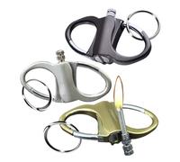 Allumette permanente Forever, Briquet à allumage Permanent, Plus de 10 000 allumages, allumettes réutilisables résistantes aux tempêtes, Outil de Survie Tactique(Black+Gold+Silver)