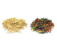 Allumettes en bois pour modeler et Craft 1000 Plus naturel 1000 Multicolore