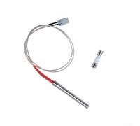 Allumeur à granulés de bois, 120 V 200 W, en acier inoxydable, élément chauffant de rechange compatible avec les fumoirs de barbecue d'extérieur, installation facile pour un éclairage rapide des