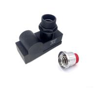 Allumeur à impulsion CC pour chauffage à gaz, 1 lot de pièce d'allumage automatique facile à installer générateur d'étincelles ABS pour four et barbecue (TJMC-A102-RDL)