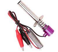 Allumeur de Démarreur de Bougie de Préchauffage électronique pour Moteur de Voiture RC, Fonctionne avec des Batteries de 6V à 24V (Purple)