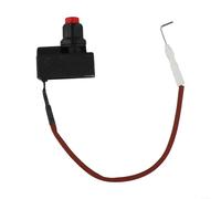 Allumeur électronique à impulsion à bouton-poussoir avec fil pour chauffage de terrasse à gaz, foyers, grilles et poêles, interrupteur d'allumage extérieur résistant à la chaleur de 200 °C (IG&NB700C1