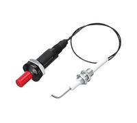 Allumeur piézo en céramique à bouton-poussoir de 30 cm de long avec électrode en céramique pour barbecue à gaz, fours et cuisine en plein air