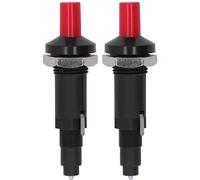 Allumeur Piézoélectrique,1 Out 2 Allumeur à Bouton,d'allumage à étincelle piézo,Allumeur Gril de Barbecu,pour barbecue à gaz Allumeur à électrode-2 Pièces