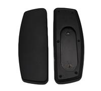 AlluraPet 2 Pièces d'Accoudoirs de Rechange pour Chaise de Bureau, Coussinets Universels 24,5x7x2,8 cm avec Trou de Montage, Pièces de Remplacement pour Chaise de Travail et Gaming