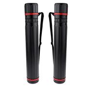 AlluraPet 2pcs Tube de Transport Télescopique 65-110cm avec Sangle pour Dessin Posters Plans ø 10cm