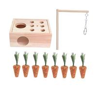 AlluraPet Cachette en bois pour hamster, chinchilla, souris, gerbilles, rat, jouet, repos pour dormir, cachette, décoration d'habitat