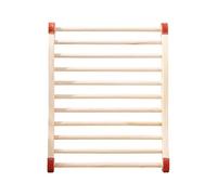 AlluraPet Coussin de soutien dorsal incurvé pour sauna, hammam, sauna tonneau - Dossier ergonomique en bois 51 x 40 cm