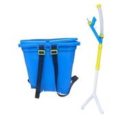 AlluraPet Épandeur manuel d'engrais 25 L pour maïs et légumes - Distributeur d'engrais pour utilisation dans le jardin et la ferme - Double port
