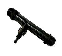 AlluraPet Injecteur d'Engrais Venturi, Mélangeur d'Engrais pour Systèmes d'Irrigation Goutte à Goutte et par Aspersion, 4 Tailles de Filetage (1/2, 3/4, 1, 1 1/2 inch)- 0,5 Pouces