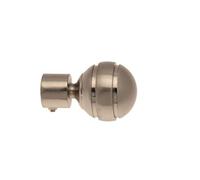 Allure Metal | Ø20 | 1 Embout Boule | Chrome Mat