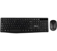 Allurekit Kit De Clavier Multimédia Et Souris 1200Dpi Sans Fil 2.4Ghz (Qwerty Espagnol)