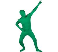 Allures & Illusions Adult Spandex Second Skin Full Bodysuit Costume (Green)