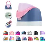 ALLVANA Couvercle de rechange de qualité supérieure pour bouteilles Owala FreeSip de 473,6 à 1,2 l - Ajustement parfait, étanche, accès à une touche, double flux, passe au lave-vaisselle (convient aux