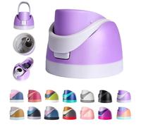 ALLVANA Couvercle de rechange de qualité supérieure pour bouteilles Owala FreeSip de 473 à 1200 ml - Ajustement parfait, étanche, accès à une touche, double flux, passe au lave-vaisselle (convient aux