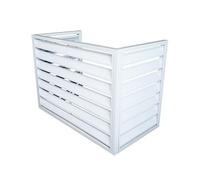 AllWeather Housse en aluminium pour climatiseurs centraux, protection durable pour unité extérieure polyvalente pour climatiseurs et poubelles, protection contre les intempéries pour appareils