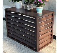 AllWeather Housse pour climatiseur d'extérieur en aluminium durable avec panneaux de clôture pour une protection ultime