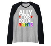 Ally Droit pour l'égalité des Droits Manche Raglan