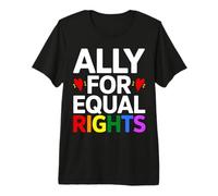 Ally Droit pour l'égalité des Droits T-Shirt Haut de Gamme