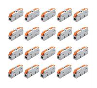 ALLY-MAGIC Connecteur de câble, blocs de raccordement SPL-1M, mini bornes de connexion rapide, bornes compactes, peuvent être combinés librement SPL-2M, 3M, 4M, 5M E21-KSJXDZ-mini