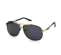 ALLY-MAGIC Lunettes de soleil pour homme, lunettes de soleil aviateur lunettes de soleil polarisées cadre en métal unisexe lunettes de soleil avec protection UV400 E9NSPGJSJ, or