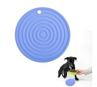 ALLY-MAGIC Y4CWCD Sets de table ronds en silicone antidérapants et imperméables pour chiens et chats, plateaux durables pour garder les sols propres