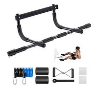 Ally Peaks Barre de traction pour porte | Acier épais limite maximale 200 kg | Entraînement du haut du corps | Force de préhension multiple | Barre de traction d'intérieur pour salle de sport à